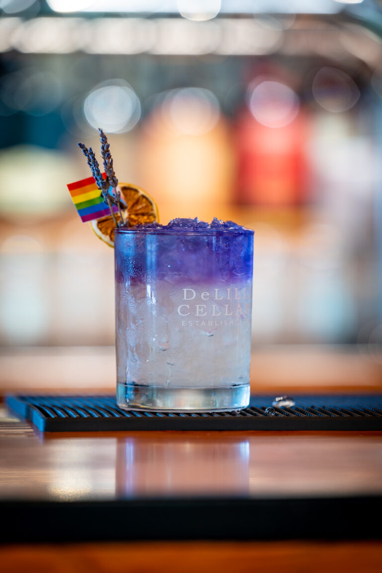 Pride cocktail at the lounge restaurant woodinville