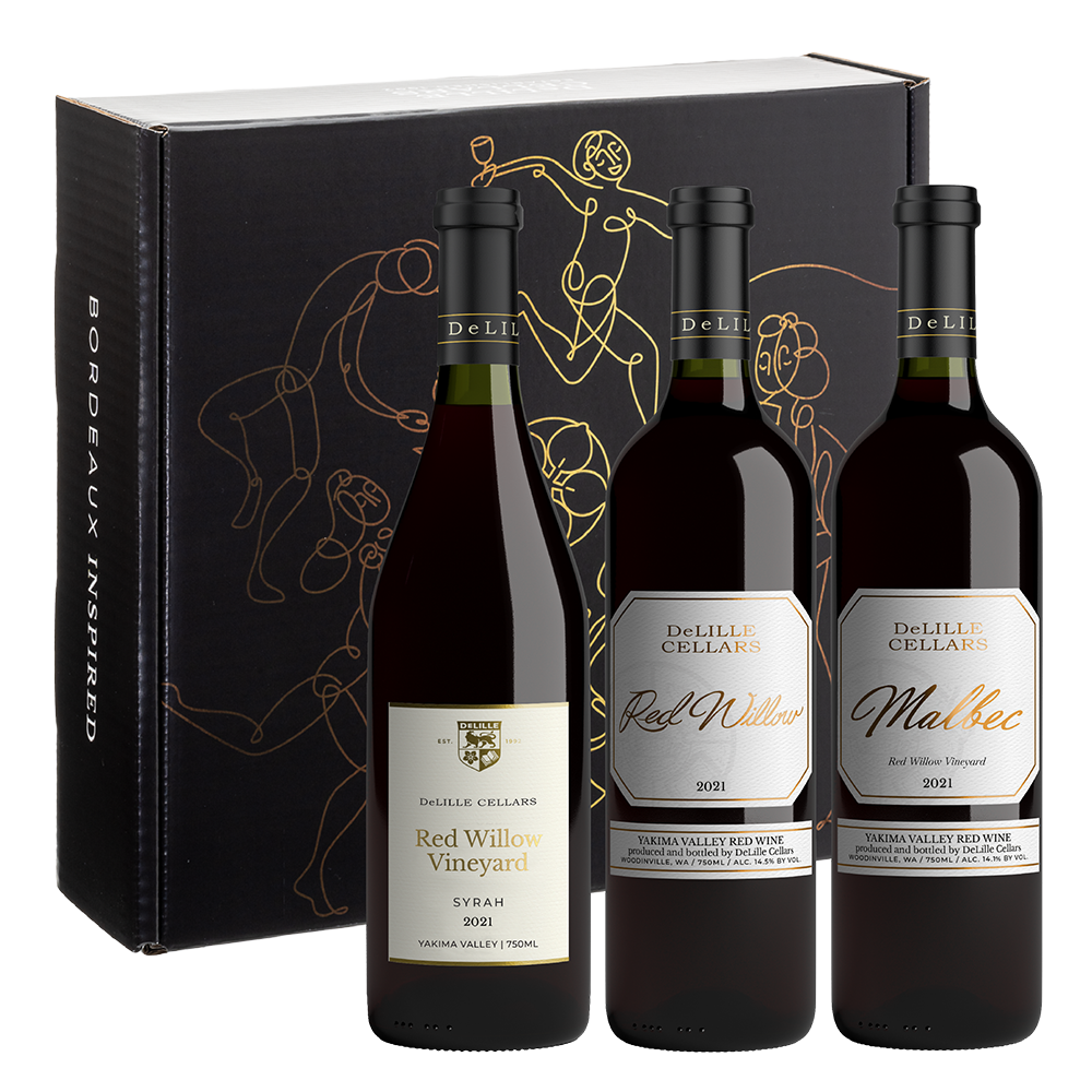 Red Willow Three Bottle Red Gift Set